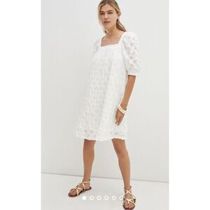 Anthropologie Maeve Eyelet Mini Dress Size XS H